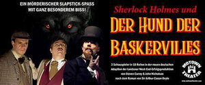 Illustration:  Sherlock Holmes und der Hund der Baskervilles - Ein Mörderischer Slapsitck Spaß mit ganz besonderem Biss